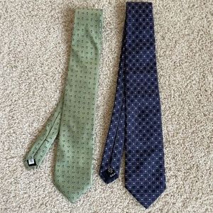 Bundle of 2 Designer Ties: Barney’s & Valentino